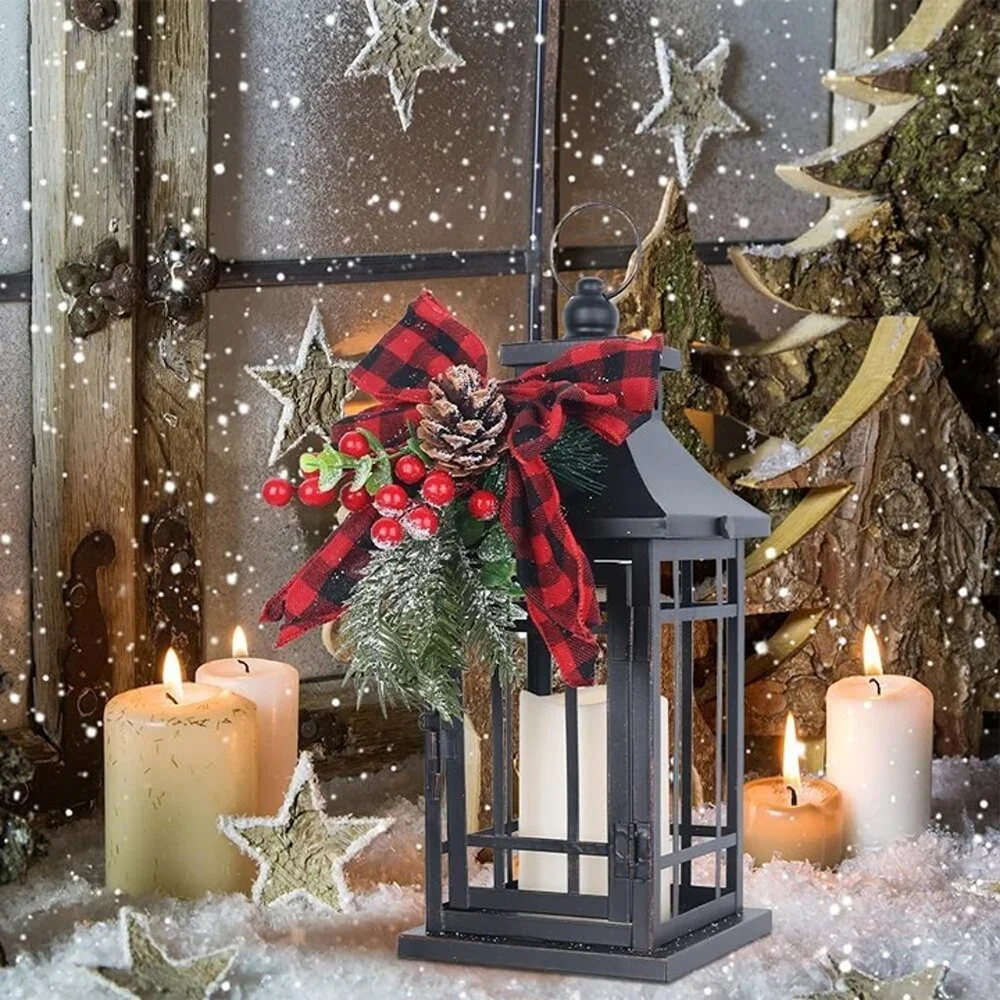 NEW  Christmas Decorations Indoor, Outdoor Christmas Led Lanterns Decorative - Picture 8 of 8